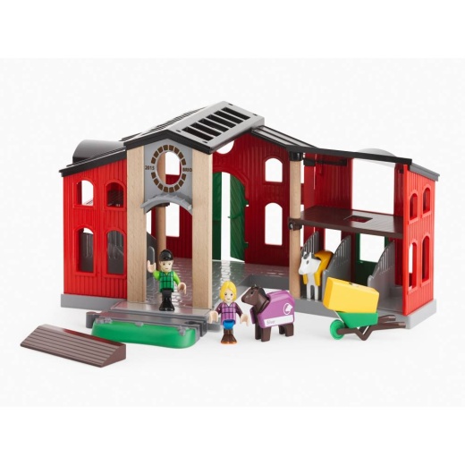 Brio Tågset - Horse Stable i gruppen LEKSAKER / BRIO trätåg / Bandelar hos Spelexperten (33791000)