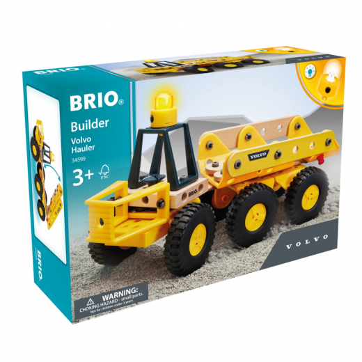 Brio Builder - Volvo Dumper Lastbil i gruppen LEKSAKER / Byggklossar / Brio Builder System hos Spelexperten (34599)
