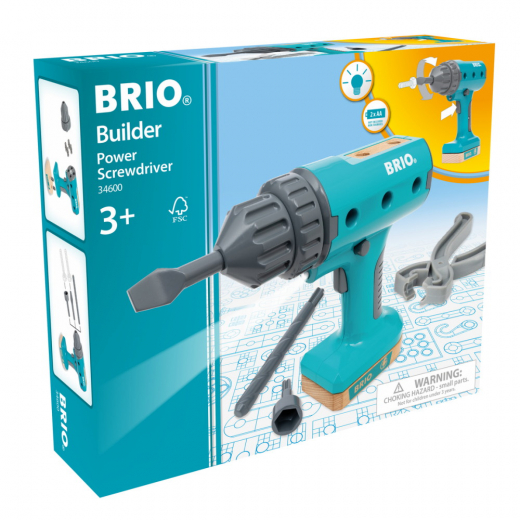 Brio Builder - Batteridriven Skruvdragare i gruppen LEKSAKER / Byggklossar / Brio Builder System hos Spelexperten (34600)