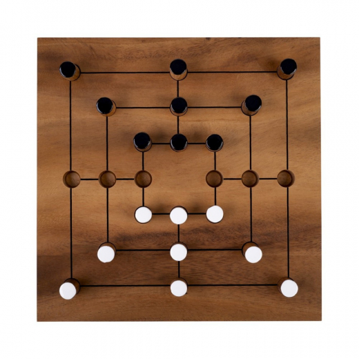 Nine Men Morris Large i gruppen SÄLLSKAPSSPEL / Spel för två hos Spelexperten (350275)