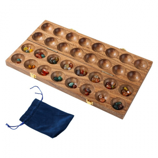 Dubbel Kalaha 2 Spelare i gruppen SÄLLSKAPSSPEL / Klassiska hos Spelexperten (350600)