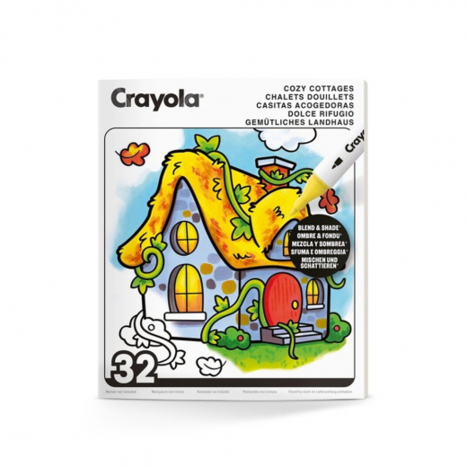 Crayola Målarbok Cozy Cottage i gruppen LEKSAKER / Skapa & måla / Crayola hos Spelexperten (358-047065)