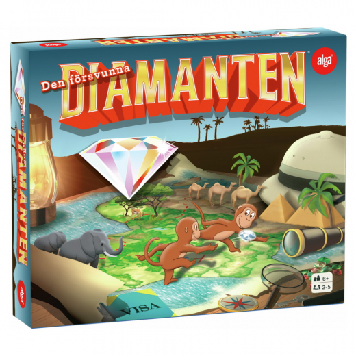 Den Försvunna Diamanten i gruppen SÄLLSKAPSSPEL / Familjespel hos Spelexperten (36)