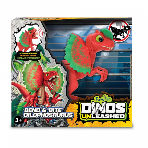 Dinos Unleashed Bend & Bite Dilophosaurus i gruppen LEKSAKER / Figurer och lekset / Dinos Unleashed hos Spelexperten (36023014)