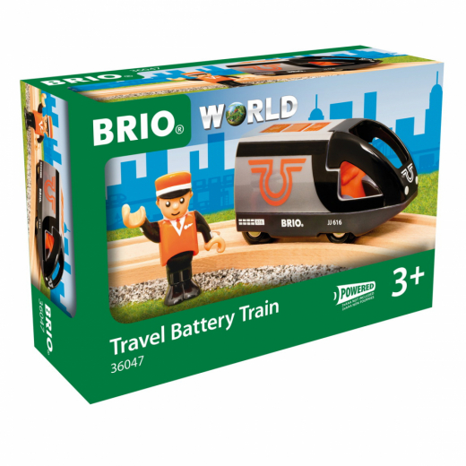 Brio Trätåg - Batteridrivet Passagerartåg i gruppen LEKSAKER / BRIO trätåg / Lok och vagnar hos Spelexperten (36047)