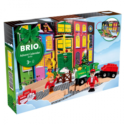 Brio Adventskalender - Tomtens tåg till nordpolen i gruppen LEKSAKER / Adventskalendrar hos Spelexperten (36165)