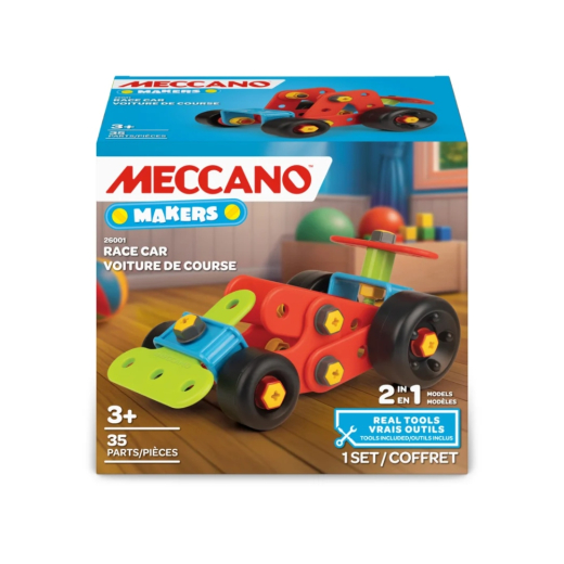 Meccano Makers 2-in-1 Race Car i gruppen LEKSAKER / Byggklossar hos Spelexperten (37000115)