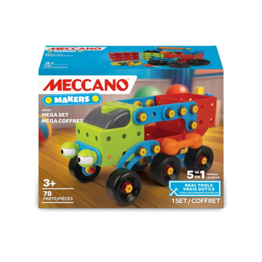 Meccano Makers 5-in-1 Mega Set i gruppen LEKSAKER / Byggklossar hos Spelexperten (37000116)