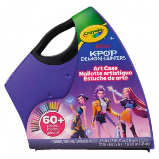 Crayola Art Case K-Pop Demon Hunters i gruppen LEKSAKER / Skapa & måla / Crayola hos Spelexperten (374-041310)