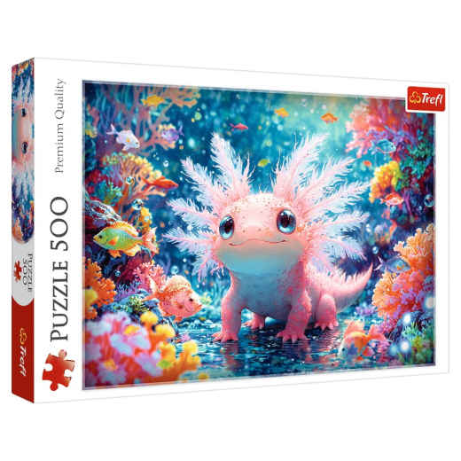 Trefl Pussel Axolotl 500 Bitar i gruppen PUSSEL / < 750 bitar hos Spelexperten (37536)