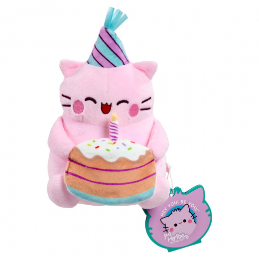 Pembe Gosedjur Rosa Happy Birthday 15 cm i gruppen LEKSAKER / Gosedjur hos Spelexperten (378-2452)