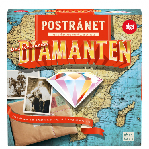Postrånet - Den Försvunna Diamanten i gruppen SÄLLSKAPSSPEL / Familjespel hos Spelexperten (38010497)
