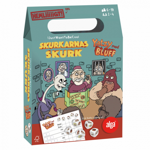 Skurkarnas Skurk - Yatzy med bluff i gruppen SÄLLSKAPSSPEL / Barnspel hos Spelexperten (38010516)