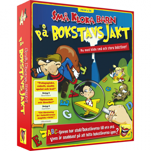 Små kloka barn på bokstavsjakt i gruppen SÄLLSKAPSSPEL / Barnspel hos Spelexperten (38020-243)