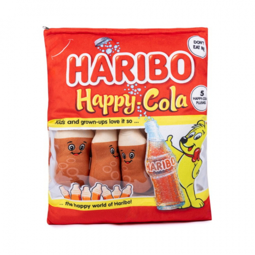 Haribo - Mjukisdjur - Cola Bottles - 5 pack i gruppen LEKSAKER / Gosedjur hos Spelexperten (383-550103)