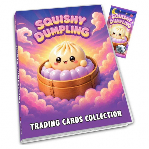 Squishy Dumplings Samlarkort - Collector's Album i gruppen LEKSAKER / Samlarprylar hos Spelexperten (384-0002)