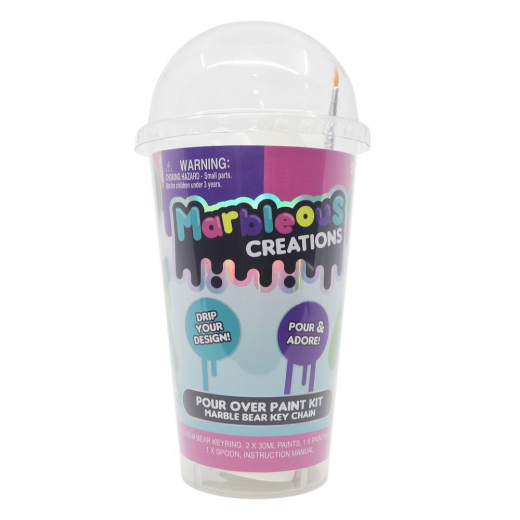 Marble Bear Nyckelring Set 1 Pack i gruppen LEKSAKER / Skapa & måla hos Spelexperten (39925046)