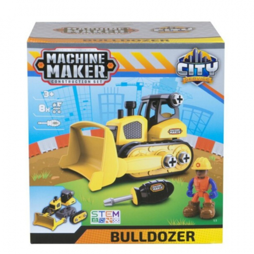 Machine Maker City Service - Bulldozer i gruppen LEKSAKER / Leksaksfordon hos Spelexperten (40012)