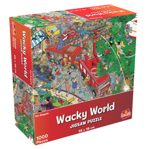 Wacky World pussel: Fire Brigade 1000 Bitar i gruppen PUSSEL / 1000 bitar hos Spelexperten (40023037)