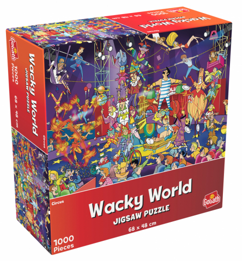 Wacky World pussel: Circus 1000 Bitar i gruppen PUSSEL / 1000 bitar hos Spelexperten (40023043)
