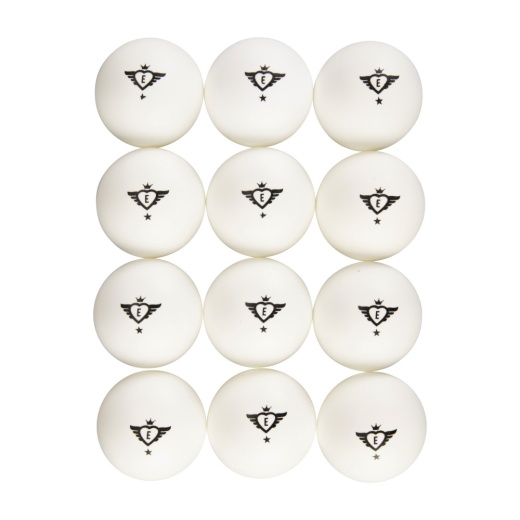 Angel Sports 12-pack 1 Star bollar vit i gruppen SPELBORD / Bordtennis / Tillbehör hos Spelexperten (40103)