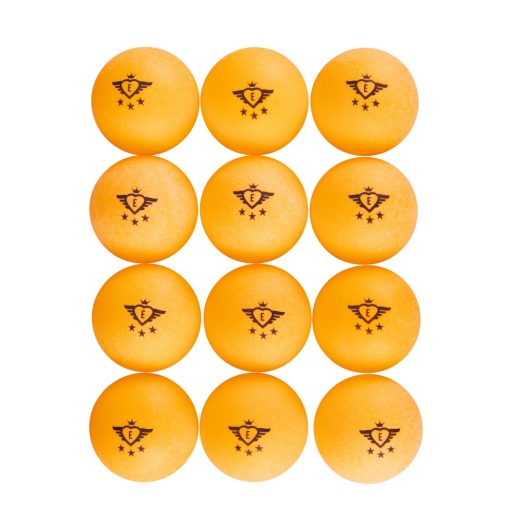 Angel Sports 12-pack 3 Star bollar orange i gruppen SPELBORD / Bordtennis / Tillbehör hos Spelexperten (40104)