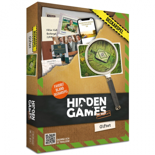Hidden Games - Brottsplats Giftet (Swe) i gruppen SÄLLSKAPSSPEL / Escape Room / Mordgåtor & utredningar hos Spelexperten (40125007)