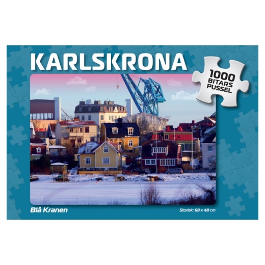 Svenska Pussel: Karlskrona Blå Kranen 1000 Bitar i gruppen PUSSEL / 1000 bitar hos Spelexperten (4015)