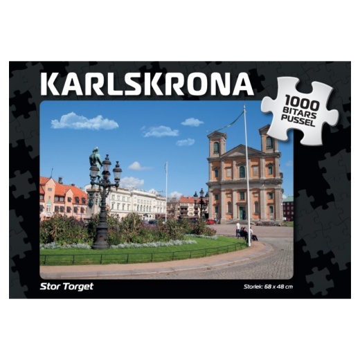 Svenska Pussel: Karlskrona Stor Torget 1000 Bitar i gruppen PUSSEL / 1000 bitar hos Spelexperten (4020)