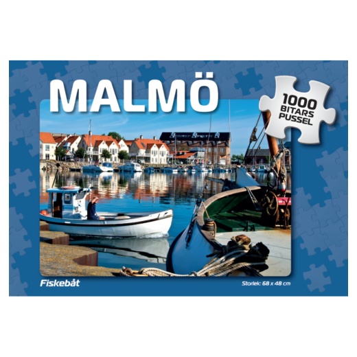Svenska Pussel: Malmö Fiskebåt 1000 Bitar i gruppen PUSSEL / 1000 bitar hos Spelexperten (4021)