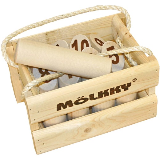 Mölkky Original i trälåda i gruppen UTOMHUSSPEL / Kubb hos Spelexperten (40268)