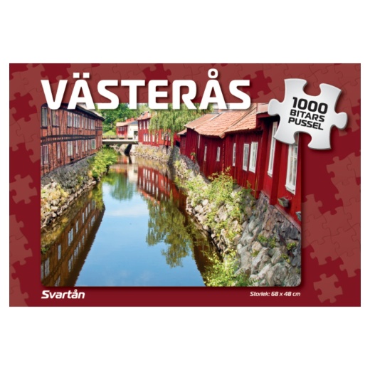 Svenska Pussel: Västerås Svartån 1000 Bitar i gruppen PUSSEL / 1000 bitar hos Spelexperten (4035)