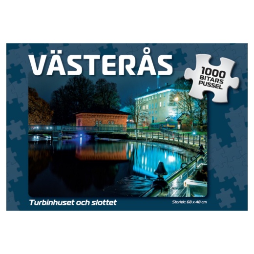 Svenska Pussel: Västerås Turbinhuset och slottet 1000 Bitar i gruppen PUSSEL / 1000 bitar hos Spelexperten (4036)