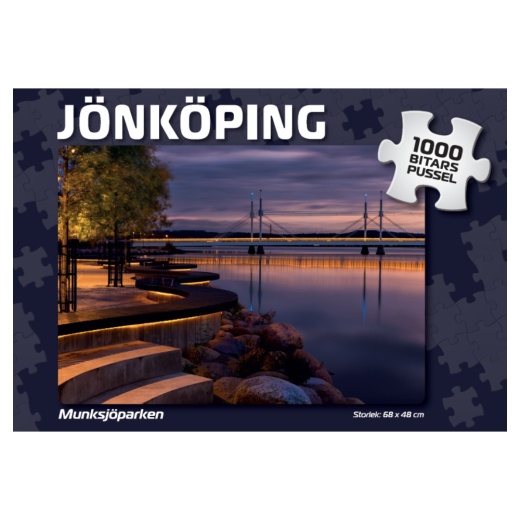 Svenska Pussel: Jönköping Munksjöparken 1000 Bitar i gruppen PUSSEL / 1000 bitar hos Spelexperten (4046)