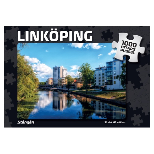 Svenska Pussel: Linköping Stångån 1000 Bitar i gruppen PUSSEL / 1000 bitar hos Spelexperten (4051)