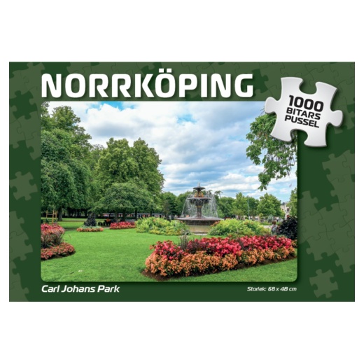 Svenska Pussel: Norrköping Carl Johans Park 1000 Bitar i gruppen PUSSEL hos Spelexperten (4052)
