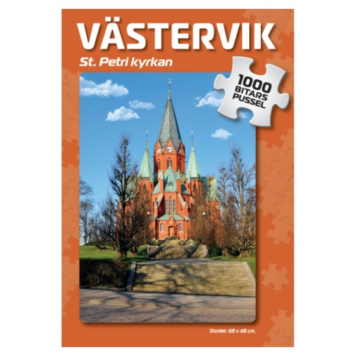 Svenska Pussel: Västervik St. Petri kyrkan 1000 Bitar i gruppen  hos Spelexperten (4068)