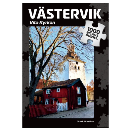 Svenska Pussel: Västervik Vita Kyrkan 1000 Bitar i gruppen PUSSEL / 1000 bitar hos Spelexperten (4069)