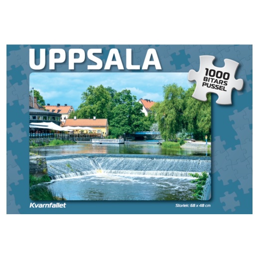 Svenska Pussel: Uppsala Kvarnfallet 1000 Bitar i gruppen PUSSEL / 1000 bitar hos Spelexperten (4073)
