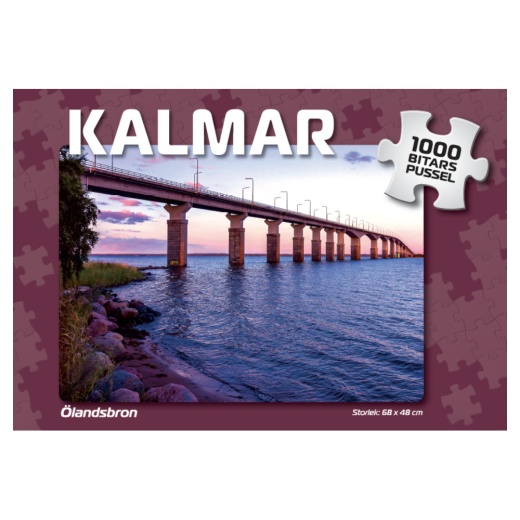 Svenska Pussel: Kalmar Ölandsbron 1000 Bitar i gruppen PUSSEL / 1000 bitar hos Spelexperten (4075)