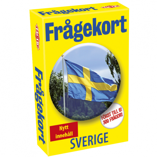 Frågekort: Sverige i gruppen SÄLLSKAPSSPEL / Resespel hos Spelexperten (40813)