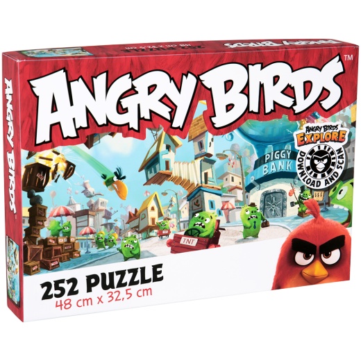 Angry Birds Pussel 252 Bitar i gruppen  hos Spelexperten (40855429)