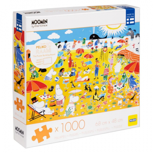 Peliko Pussel - Mumin Strand på Rivieran 1000 Bitar i gruppen PUSSEL / 1000 bitar hos Spelexperten (40855757)