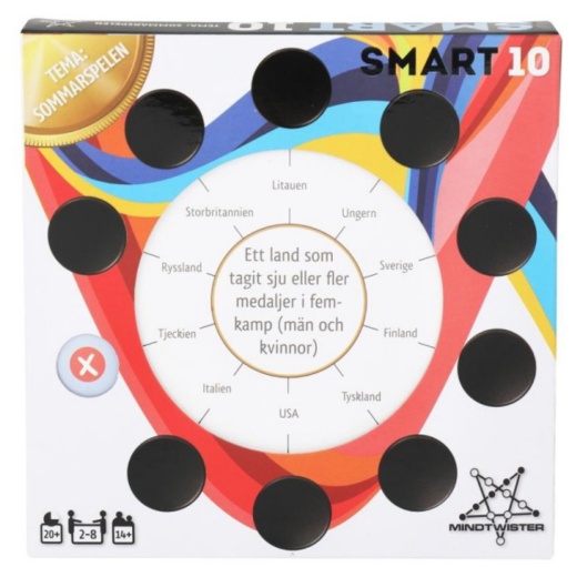 Smart 10: Frågekort Sommarspelen (Exp.) i gruppen SÄLLSKAPSSPEL / Spelserier / Smart 10 hos Spelexperten (40860289)