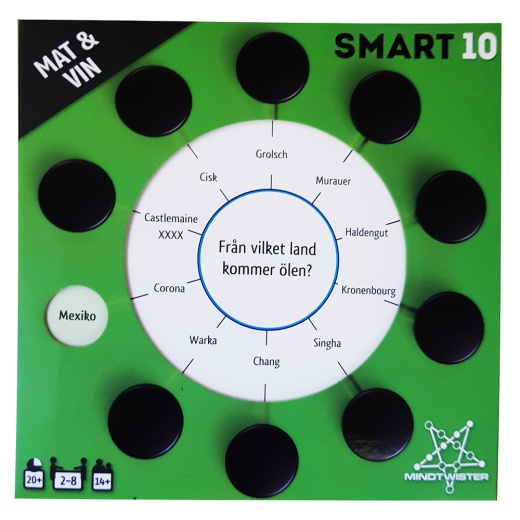 Smart 10: Frågekort Mat & Vin (Exp.) i gruppen SÄLLSKAPSSPEL / Expansioner hos Spelexperten (40860291)