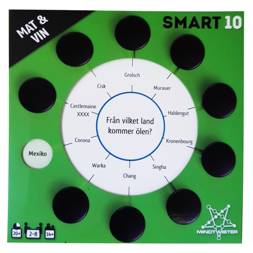 Smart 10: Frågekort Mat & Vin (Exp.) i gruppen SÄLLSKAPSSPEL / Spelserier / Smart 10 hos Spelexperten (40860291)