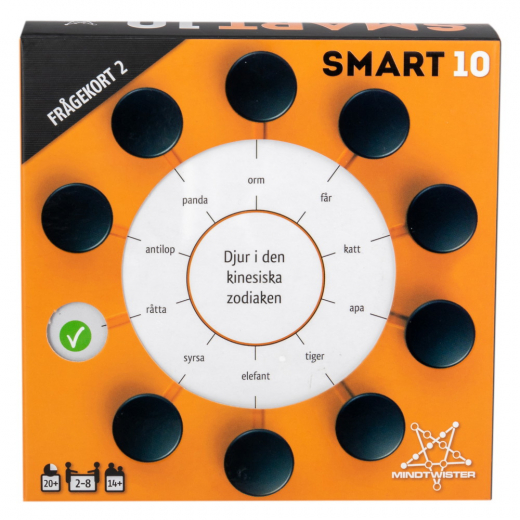 Smart 10: Frågekort 2 (Exp.) i gruppen SÄLLSKAPSSPEL / Expansioner hos Spelexperten (40860296)