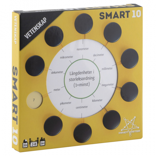 Smart 10: Frågekort Vetenskap (Exp.) i gruppen SÄLLSKAPSSPEL / Spelserier / Smart 10 hos Spelexperten (40860503)
