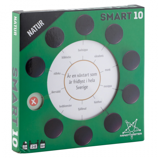 Smart 10: Frågekort Natur (Exp.) i gruppen SÄLLSKAPSSPEL / Spelserier / Smart 10 hos Spelexperten (40860504)