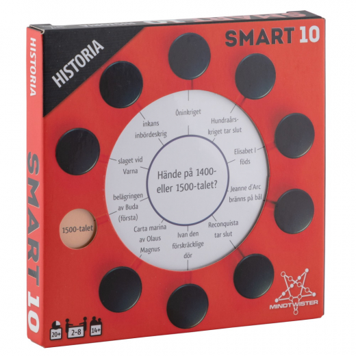 Smart 10: Frågekort Historia (Exp.) i gruppen SÄLLSKAPSSPEL / Spelserier / Smart 10 hos Spelexperten (40860505)